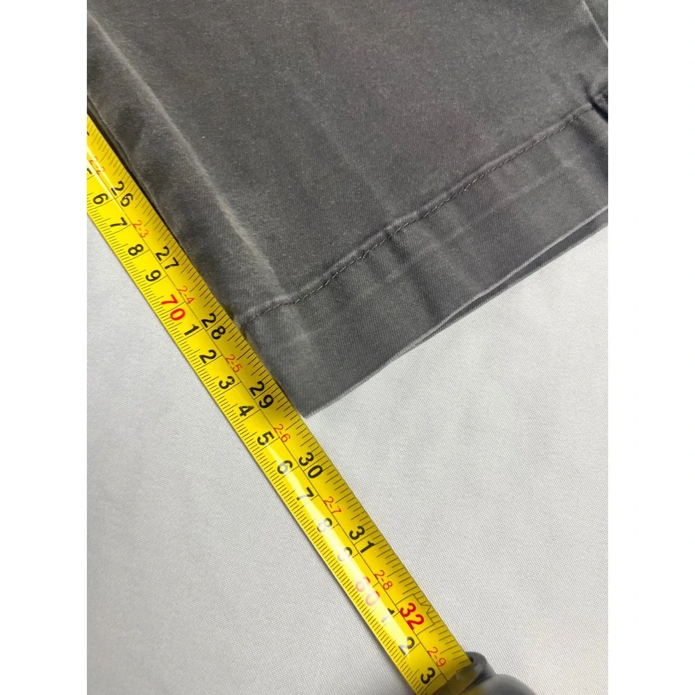Banana Republic Aiden Chino Pants 35x29.5* Flint Grey Slim Fit Stretch Mens